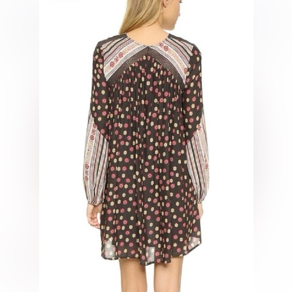 Free People Women's Rain or Shine Printed Dress -Medium - Picture 3 of 13